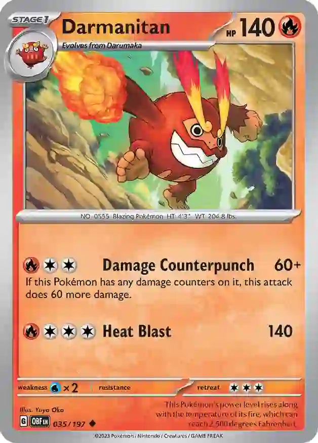 Obsidian Flames 035/197 Darmanitan
