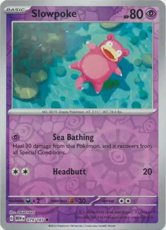 151 079/165 Slowpoke Rev Holo