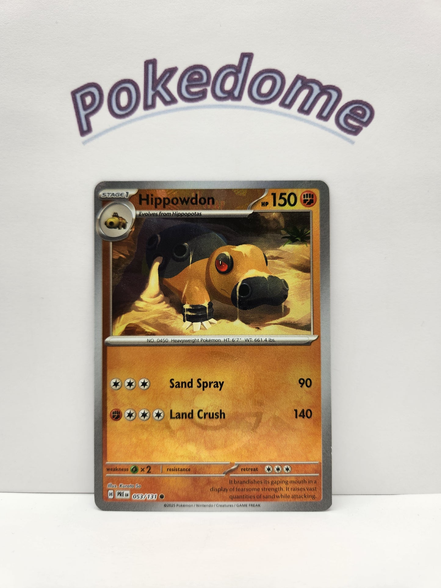 Prismatic Evolutions 053/131 Hippowdon Poke Ball