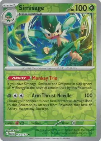 Paradox Rift 005/182 Simisage Rev Holo