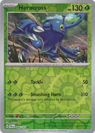 Paldea Evolved 006/193 Heracross Rev Holo