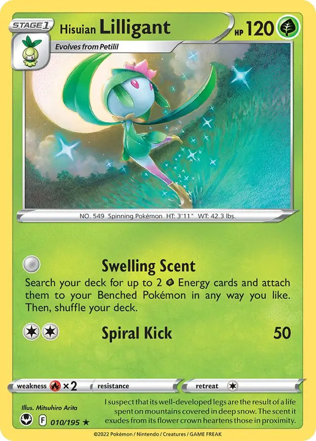 Silver Tempest 010/195 Hisuian Lilligant