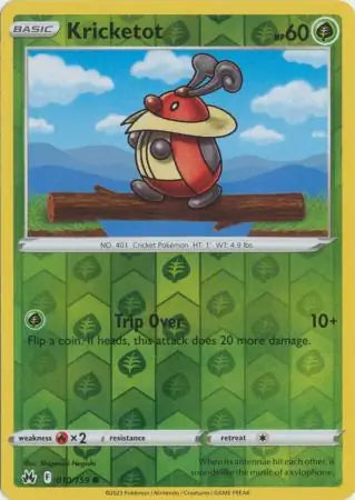 Crown Zenith  010/159 Kricketot Rev Holo