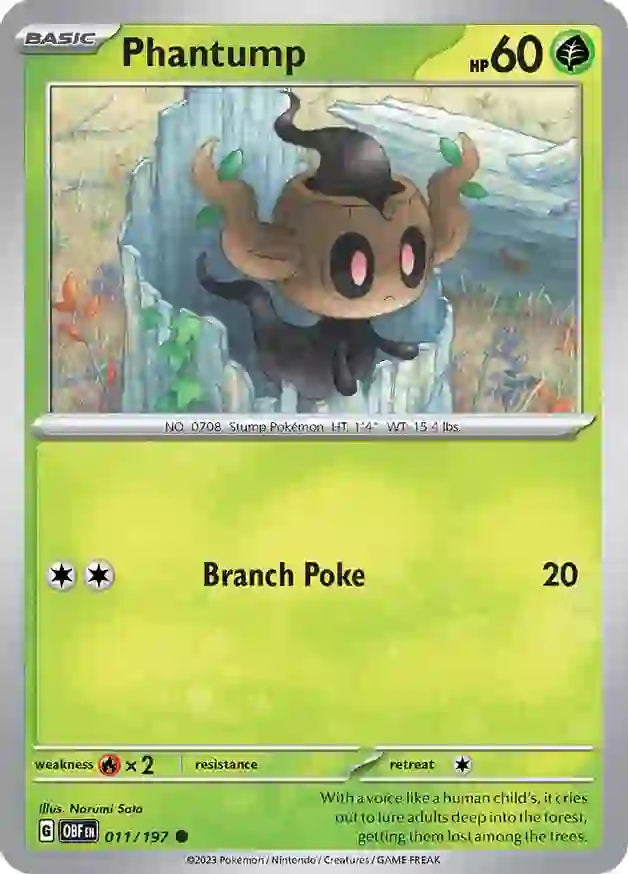Obsidian Flames 011/197 Phantump