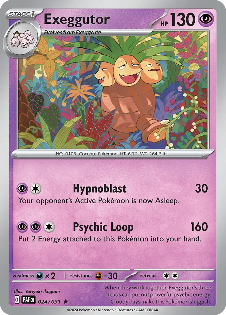 Paldean Fates 024/091 Exeggutor
