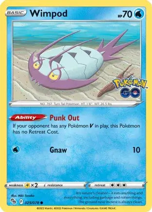Pokemon Go  025/078 Wimpod
