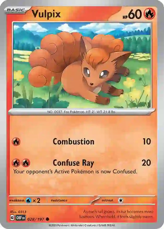 Obsidian Flames 028/197 Vulpix