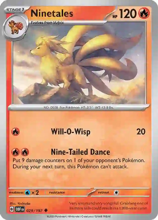 Obsidian Flames 029/197 Ninetales