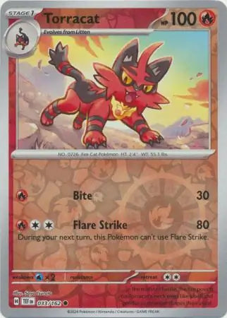 Temporal Forces 033/162 Torracat Rev Holo