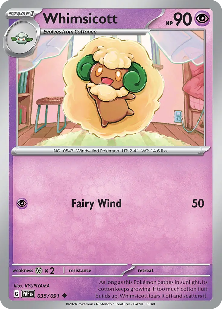 Paldean Fates 035/091 Whimsicott