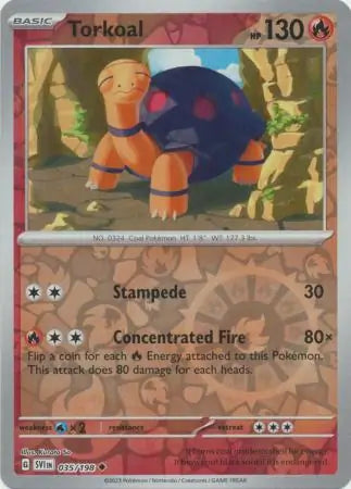 Scarlet & Violet 035/198 Torkoal Rev Holo