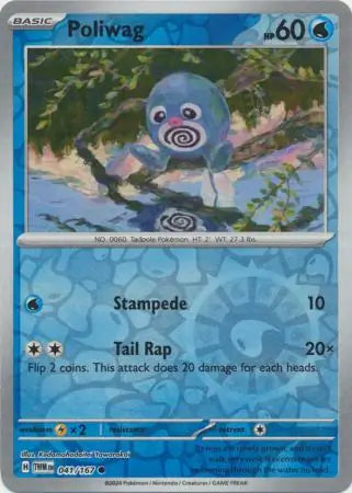 Twilight Masquerade 041/167 Poliwag Rev Holo
