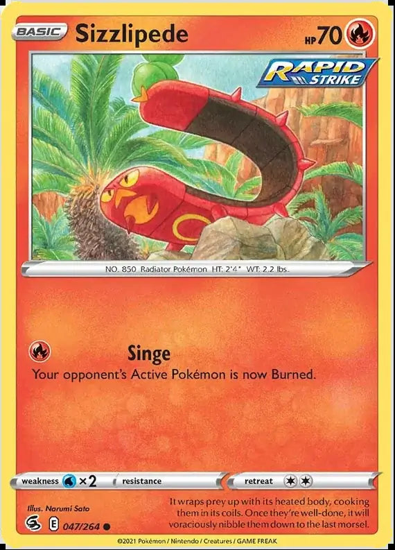 Fusion Strike  047/264 Sizzlipede