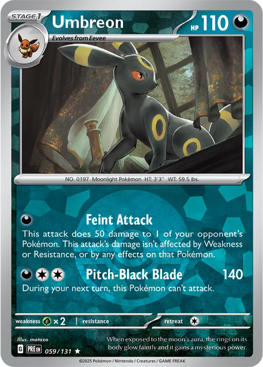 Prismatic Evolutions  059/131 Umbreon Poke Ball