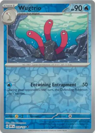 Obsidian Flames 059/197 Wugtrio Rev Holo