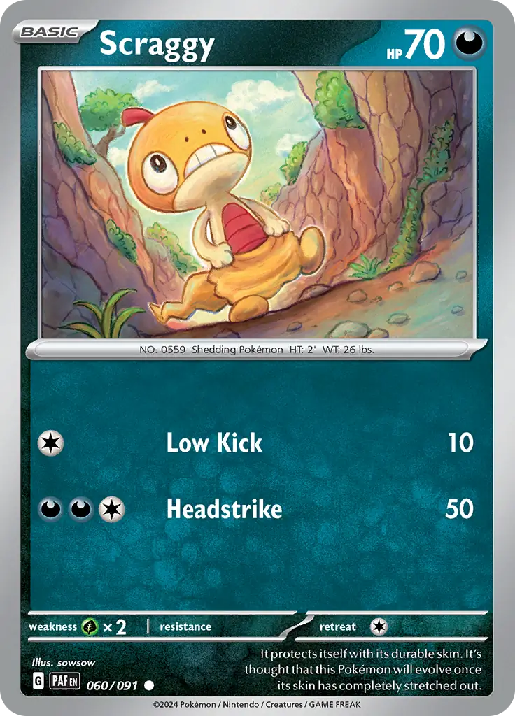 Paldean Fates 060/091 Scraggy