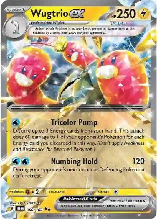 Temporal Forces 060/162  Wugtrio Ex