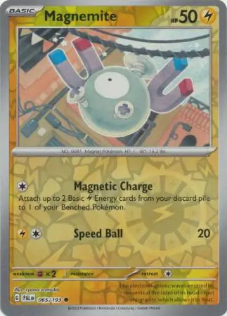 Paldea Evolved 065/193 Magnemite Rev Holo