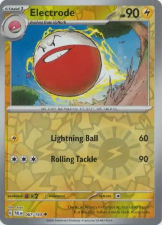 Paldea Evolved 067/193 Electrode Rev Holo