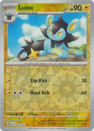 Paldea Evolved 070/193 Luxio Rev Holo