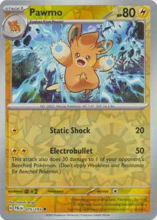 Paldea Evolved 075/193 Pawmo Rev Holo
