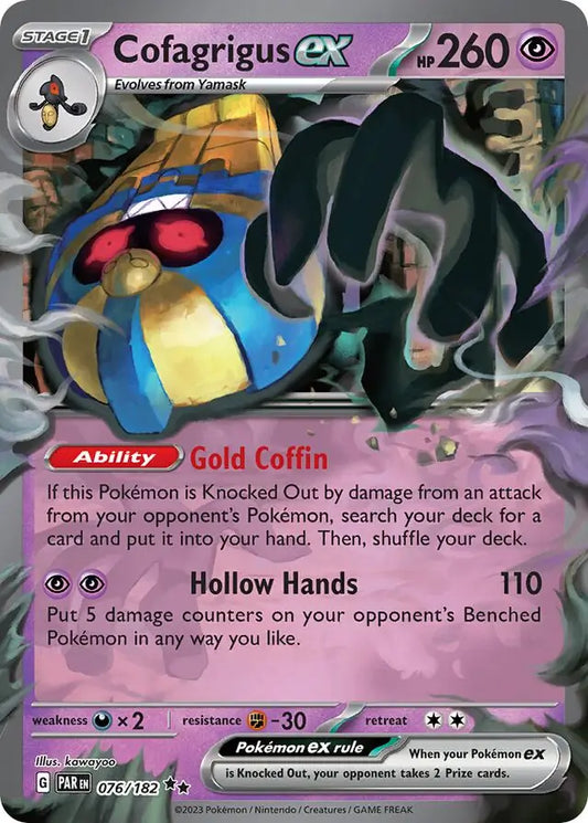 Paradox Rift 076/182 Cofagrigus Ex