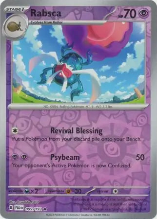 Paldea Evolved 099/193 Rabsca Rev Holo