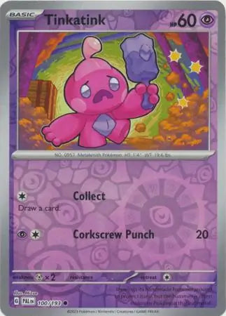 Paldea Evolved 100/193 Tinkatink Rev Holo