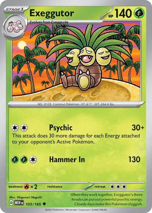 151  103/165 Exeggutor