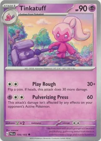 Paldea Evolved 104/193 Tinkatuff