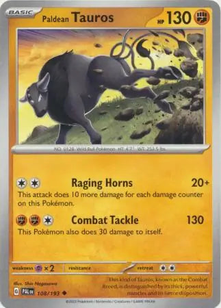 Paldea Evolved 108/193 Paldean Tauros