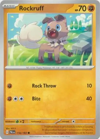 Paldea Evolved 116/193 Rockruff