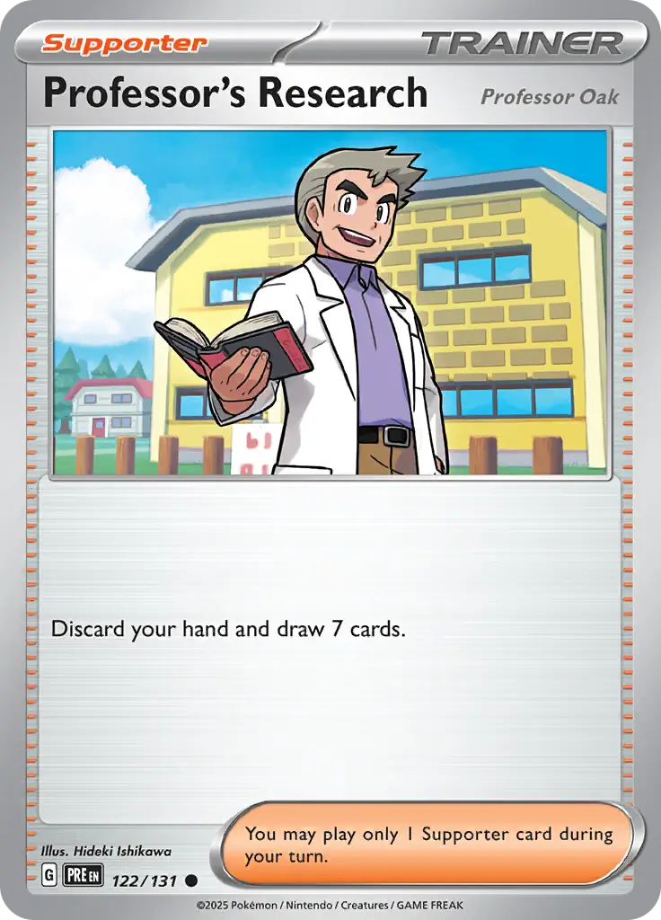 Prismatic Evolutions  122/131 Professor's Research
