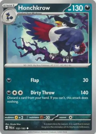 Paldea Evolved 132/193 Honchkrow