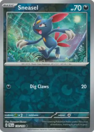 Paldea Evolved 133/193 Sneasel Rev Holo