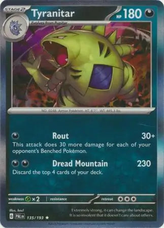 Paldea Evolved 135/193 Tyranitar