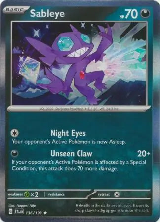 Paldea Evolved 136/193 Sableye