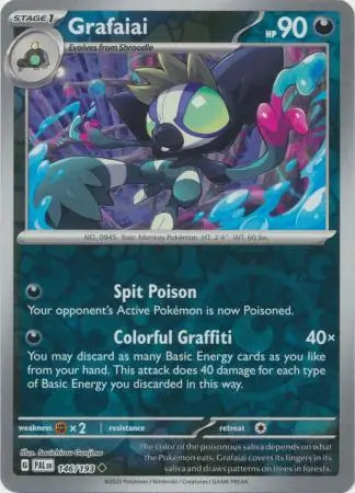 Paldea Evolved 146/193 Grafaiai Rev Holo