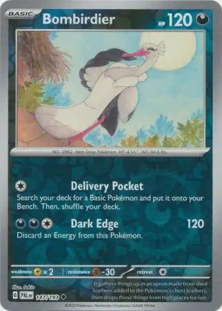 Paldea Evolved 147/193 Bombirdier Rev Holo