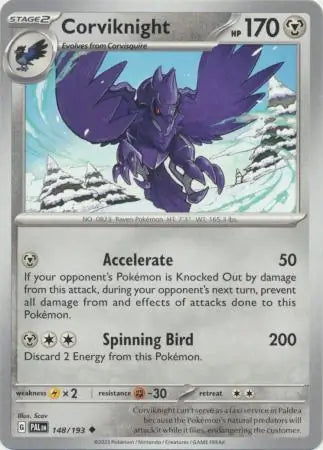 Paldea Evolved 148/193 Corviknight
