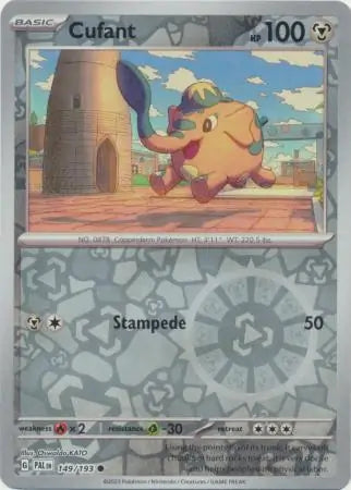 Paldea Evolved 149/193 Cufant Rev Holo