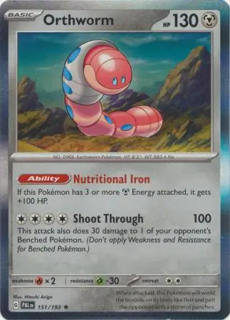 Paldea Evolved 151/193 Orthworm