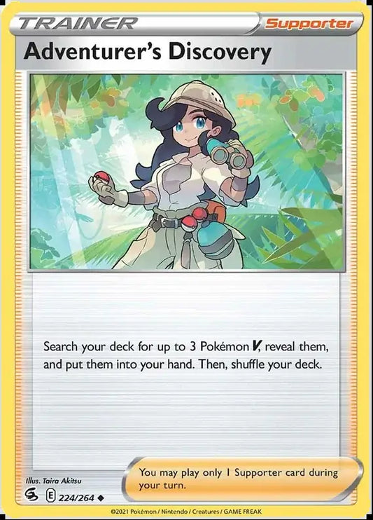 Fusion Strike  224/264 Adventurer's Discovery