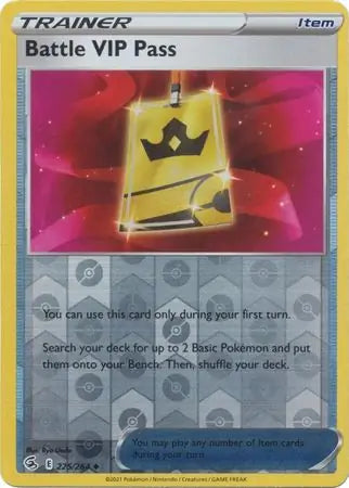 Fusion Strike  225/264 Battle VIP Pass Rev Holo
