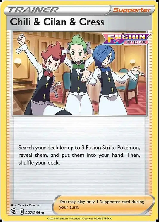 Fusion Strike  227/264 Chili & Cilan & Cress