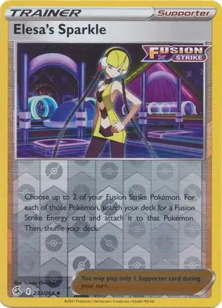 Fusion Strike  233/264 Elesa's Sparkle Rev Holo