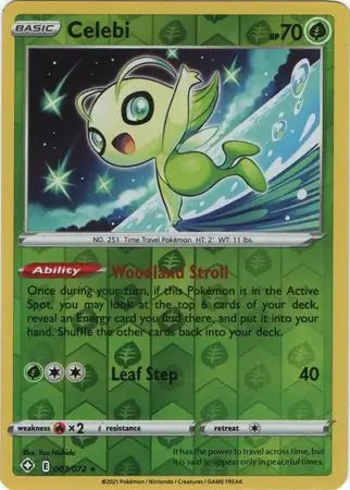 Shining Fates  003/072 Celebi Rev Holo